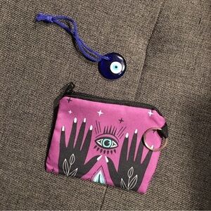 Evil Eye Bundle - Charm + Coin Purse (PURPLE)